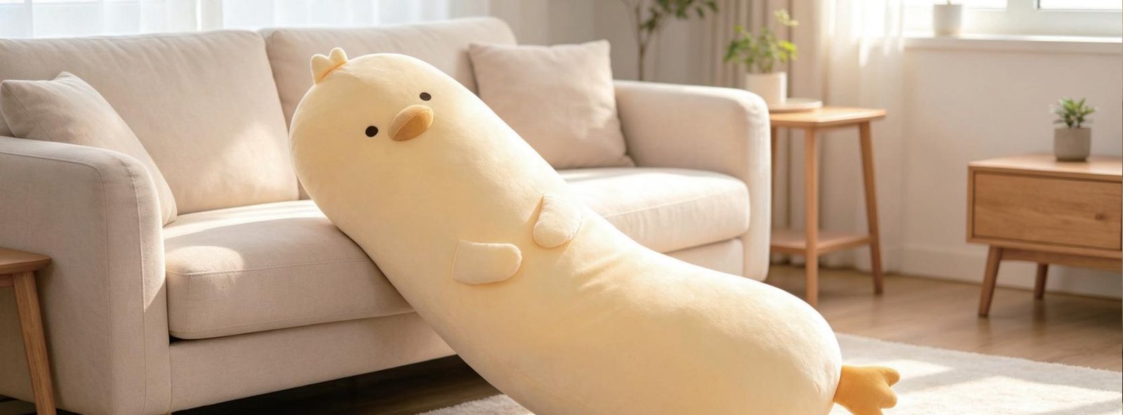 Cute Animal Long Plush Pillow