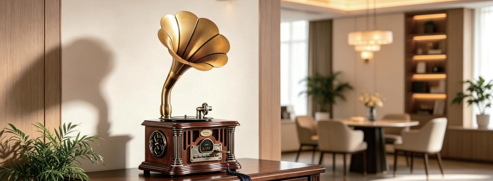 Vintage gramophone lifestyle product