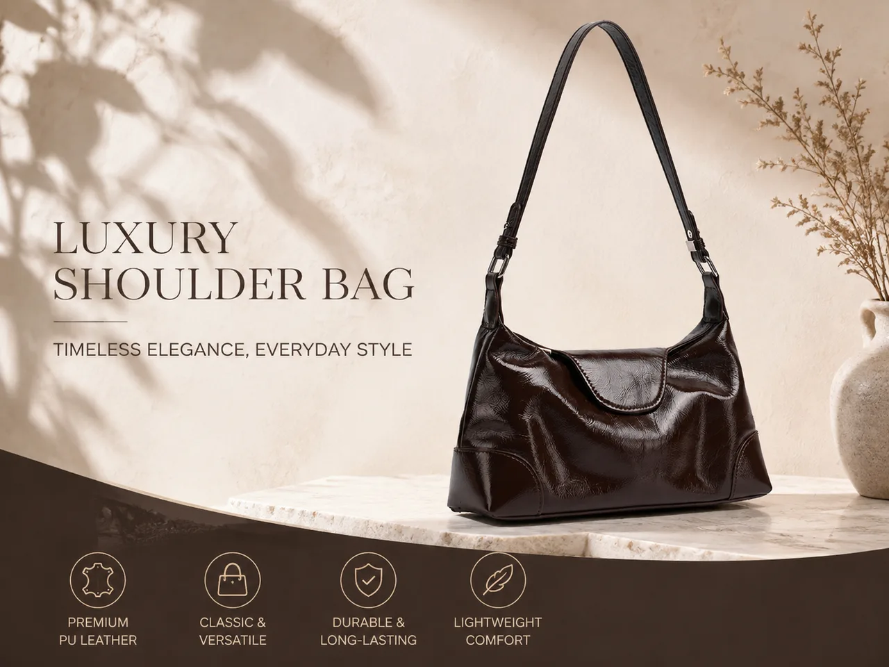 Luxury Shoulder Bag lifestyle view