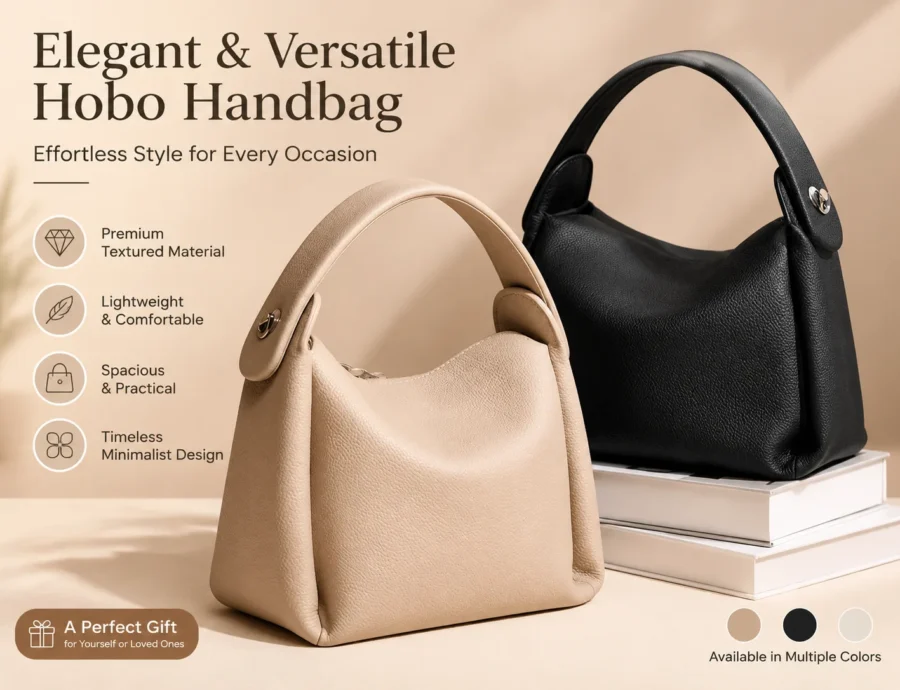 Elegant Hobo Handbag