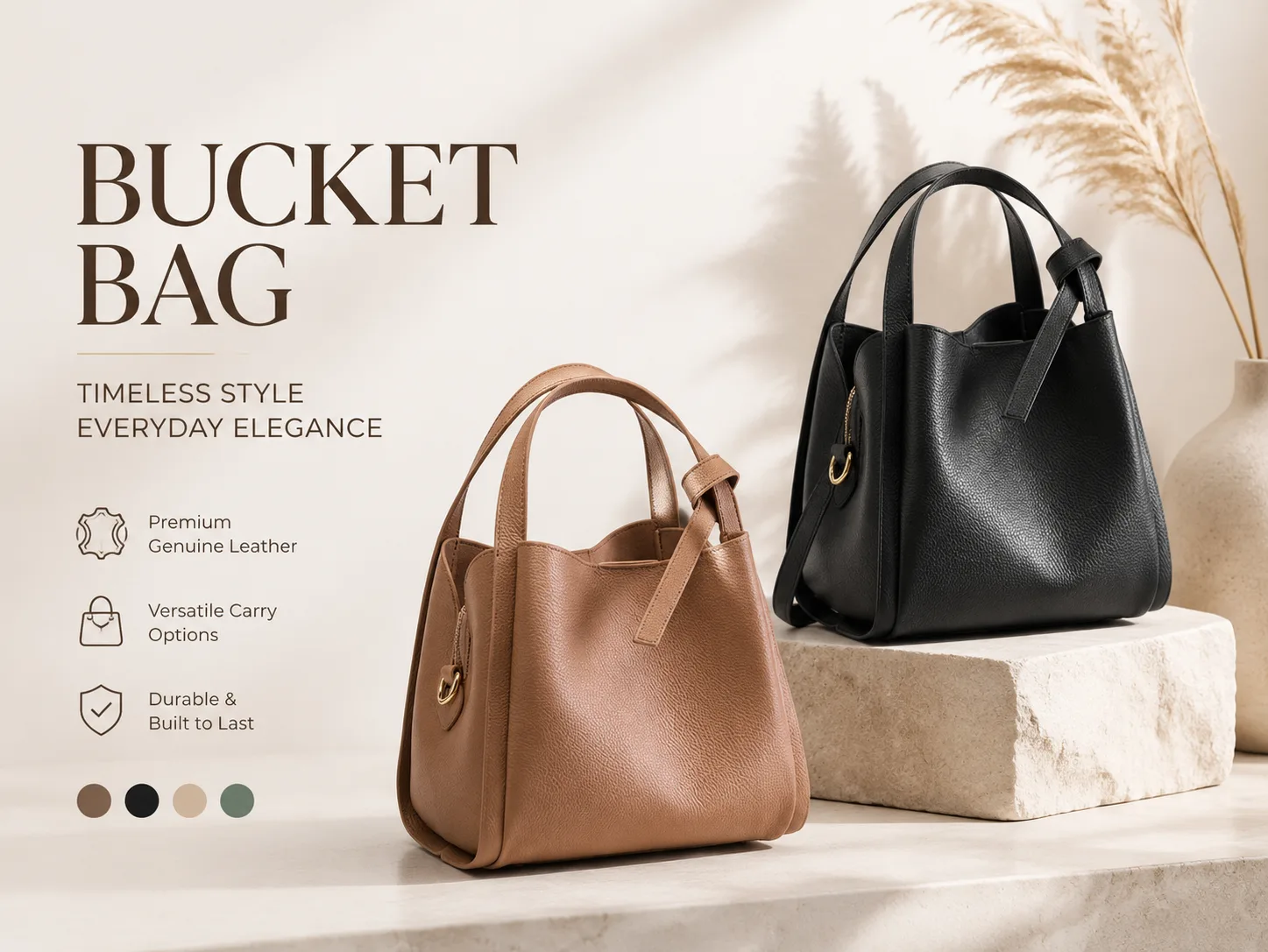 Classic Bucket Bag lifestyle view