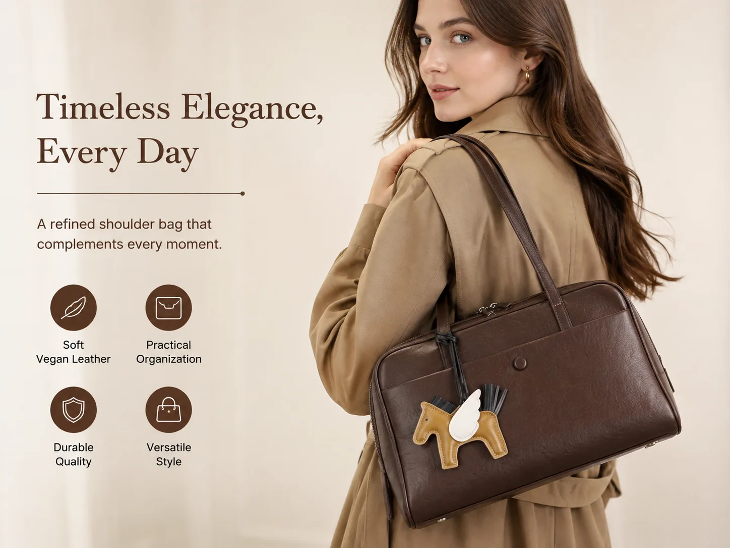Charm Shoulder Bag lifestyle view